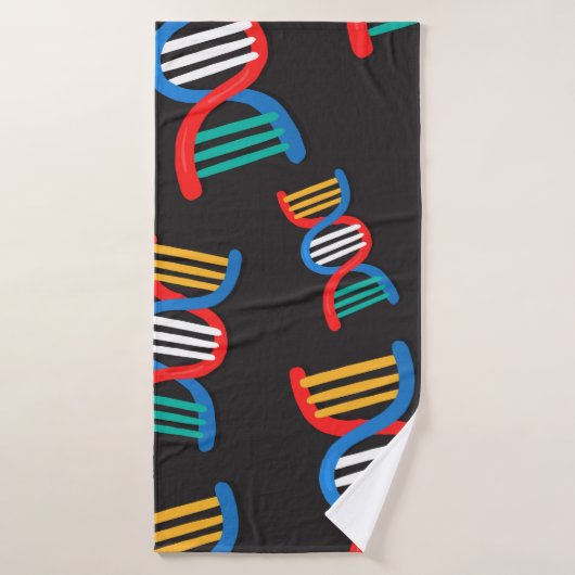 DNA-Stränge Badehandtuch (Badehandtuch)