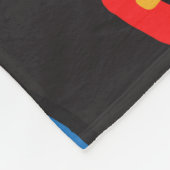 DNA-Stränge Fleecedecke (Ecke)