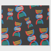 DNA-Stränge Geschenkpapier (Flach)