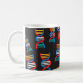 DNA-Stränge Kaffeetasse (Links)
