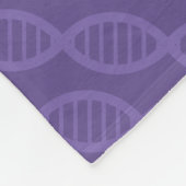 DNA Streifen Fleece Blanket (Ecke)