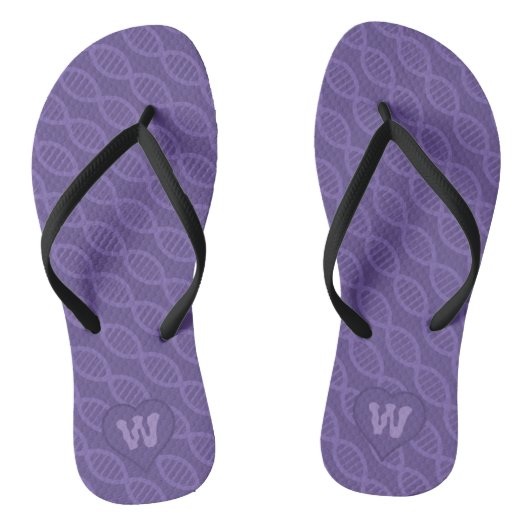 DNA Streifen Flip Flops Badesandalen (Fußbett)