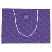 DNA Streifen-Geschenktasche Große Geschenktüte (Rückseite)