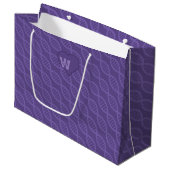 DNA Streifen-Geschenktasche Große Geschenktüte (Vorderseite Schrägansicht)