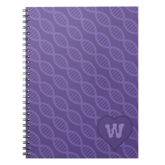 DNA-Streifen-Notebook Notizblock (Vorderseite)