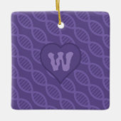 DNA Streifen-Ornament Keramikornament (Vorderseite)