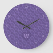 DNA-Streifen-Uhr Große Wanduhr (Vorderseite)