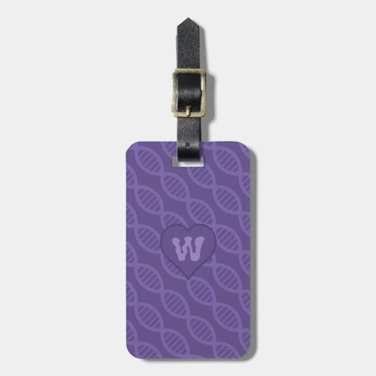 DNA Stripes Luggage Tag Gepäckanhänger (Vorderseite vertikal)