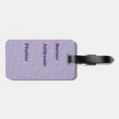 DNA Stripes Luggage Tag Gepäckanhänger (Rückseite horizontal)