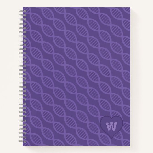 DNA Stripes SpiralNotebook Notizblock (Vorderseite)