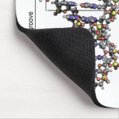 DNA-Struktur Deoxyribonukleinsäure Basendiagramm Mousepad (Ecke)