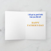 DNA-Tests lügen nicht! Zum Vatertag Karte (Innenseite)