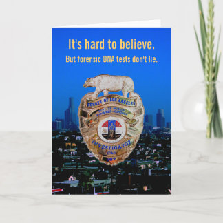 DNA-Tests lügen nicht! Zum Vatertag Karte