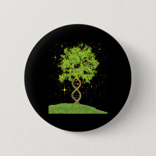 Dna Tree - Biologe Biologie Student Science Earth Button