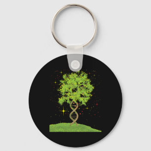 Dna Tree - Biologe Biologie Student Science Earth Schlüsselanhänger