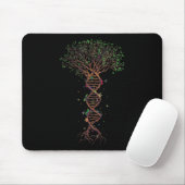 DNA Tree Genetic Funny Earth Day Pflanze A Tree Li Mousepad (Mit Mouse)