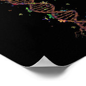 DNA Tree Genetic Funny Earth Day Pflanze A Tree Li Poster (Ecke)
