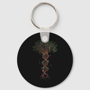 DNA Tree Genetic Funny Earth Day Pflanze A Tree Li Schlüsselanhänger