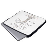 DNA-TREE oder -Baum des Lebens Laptopschutzhülle (Vorne Knopf)