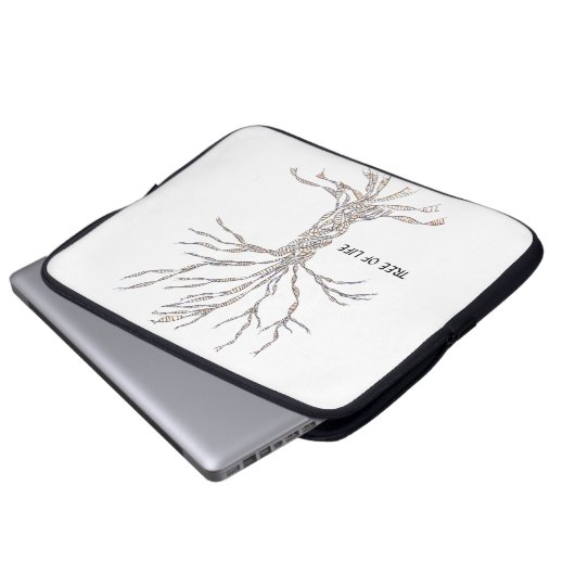 DNA-TREE oder -Baum des Lebens Laptopschutzhülle (Vorne Knopf)