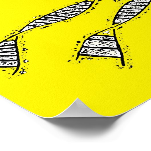 DNA-TREE oder -Baum des Lebens Poster (Ecke)