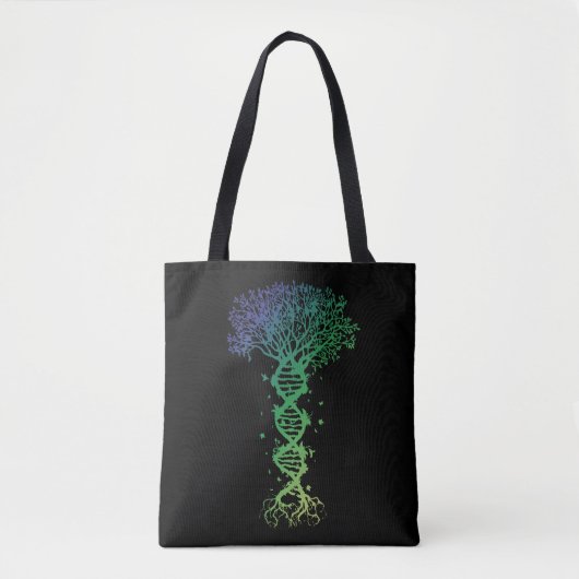 DNA Tree of Life Genetics Colorful Biology Science Tasche (Vorderseite)