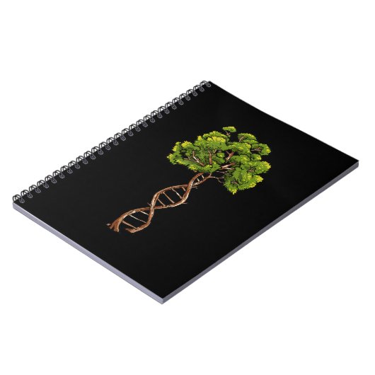 DNA Tree of Life Science Genetics Biology Environm Notizblock (Linke Seite)