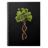 DNA Tree of Life Science Genetics Biology Environm Notizblock (Vorderseite)