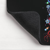DNA Tree Root Life Genetic Funny Earth Day Awarene Mousepad (Ecke)