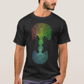 DNA Tree Science of Life Science of Genetics Earth T-Shirt (Vorderseite)