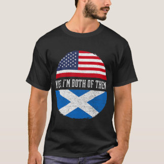 DNA USA Flag Amerikanisch mexikanische Flagge Fing T-Shirt