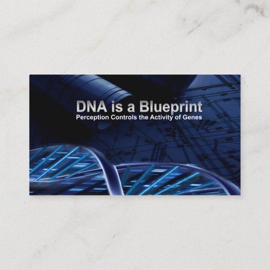 DNA-Visitenkarten Visitenkarte (Rückseite)