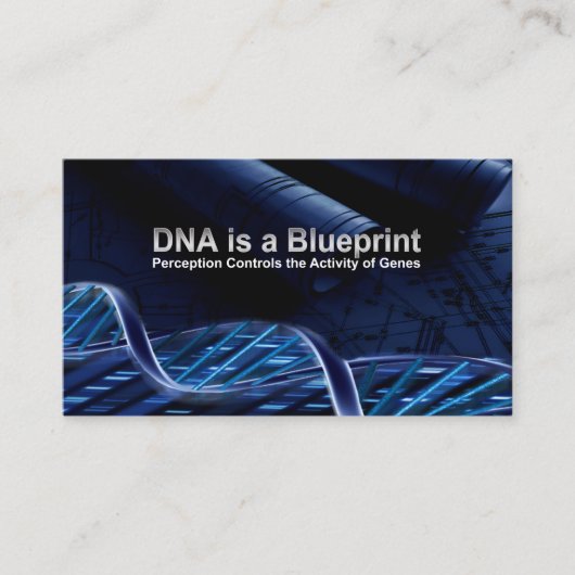 DNA-Visitenkarten Visitenkarte (Vorderseite)