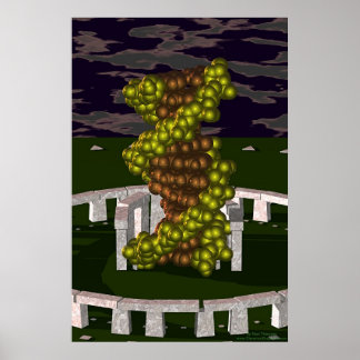 DNA von Stonehenge Poster