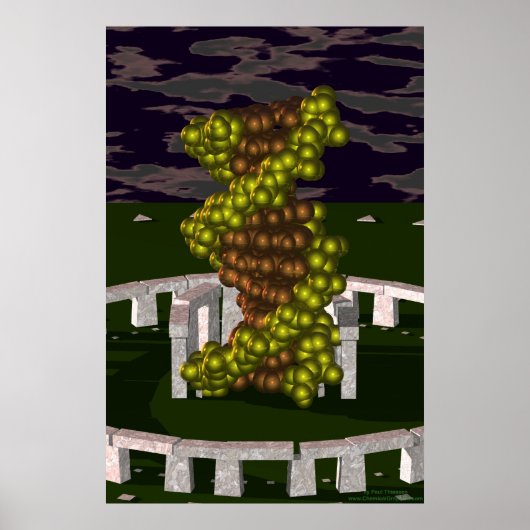 DNA von Stonehenge Poster (Vorne)