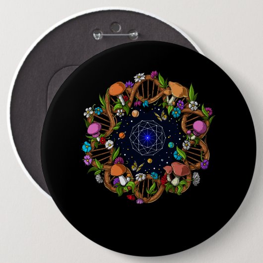 DNA-Wald Button (Vorne & Hinten)