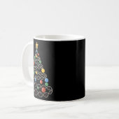 Dna Weihnachtsbaum Funny Science Punts Weihnachten Kaffeetasse (Vorderseite Links)