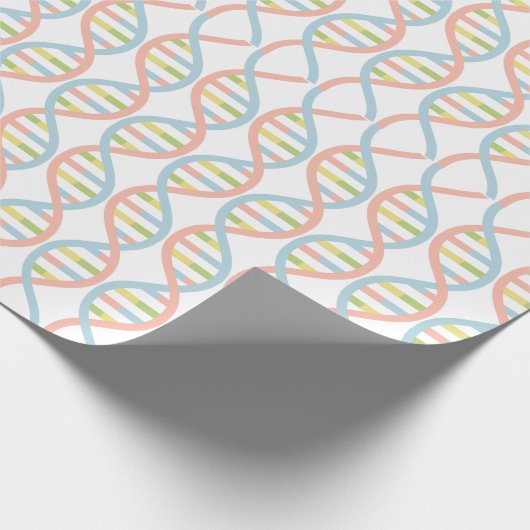 DNA-Wissenschaft Geschenkpapier (Ecke)