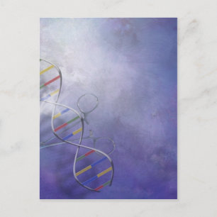 DNA-WISSENSCHAFT POSTKARTE