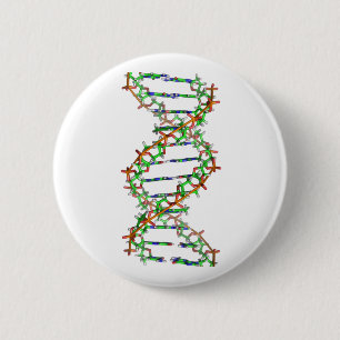 DNA - Wissenschaft/Wissenschaftler/Biologie Button
