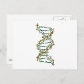 DNA - Wissenschaft/Wissenschaftler/Biologie Postkarte (Vorne/Hinten)