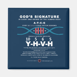 DNA-YHVH-Code Magnet