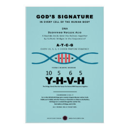 DNA-YHVH-Code Poster