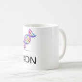 DNA zerteilt Kaffeetasse (VorderseiteRechts)