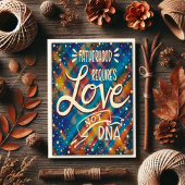 DNA Zitat Vater's Day Modern Stepdad Karte