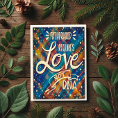 DNA Zitat Vater's Day Modern Stepdad Karte