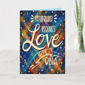 DNA Zitat Vater's Day Modern Stepdad Karte (Vorderseite)