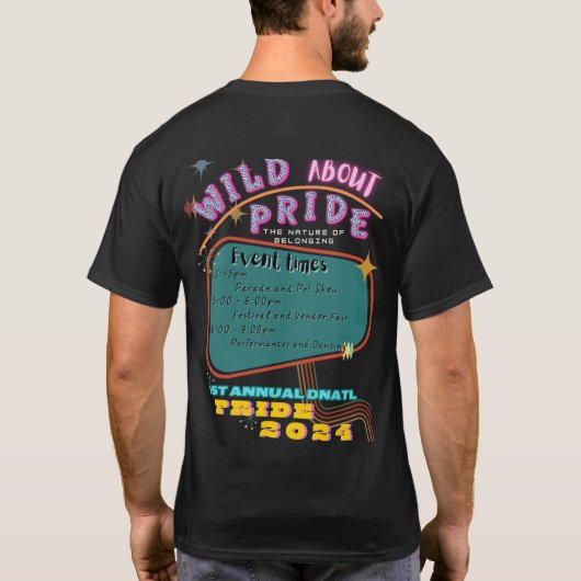 DNATL Pride 2024 T - Shirt 1 (Rückseite)