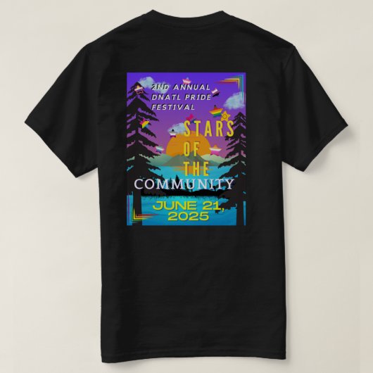 DNATL Pride 2025 T-Shirt (Design Rückseite)