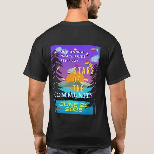 DNATL Pride 2025 T-Shirt (Rückseite)